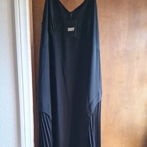 DKNY Black Sleeveless Gown